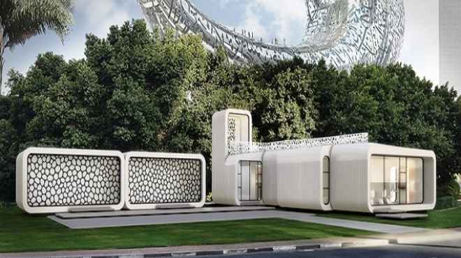 تشييد أول مبنى بتقنية الطباعة ثلاثية الأبعاد في دبي
