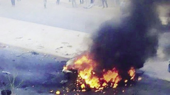 انفجار عبوة بدائية الصنع في ميدان عبدالمنعم رياض بالفيوم