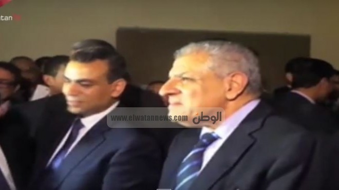 بالفيديو| محلب و5 وزراء في افتتاح قصر ثقافة القناطر