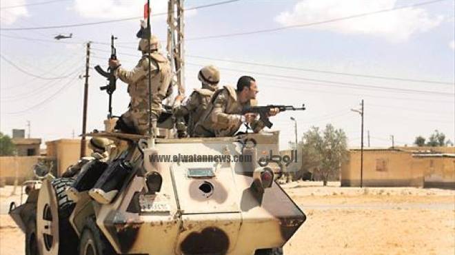 ضبط 70 حالة اشتباه وضبط بندقية أمريكي الصنع إثر حملة أمنية في سيناء