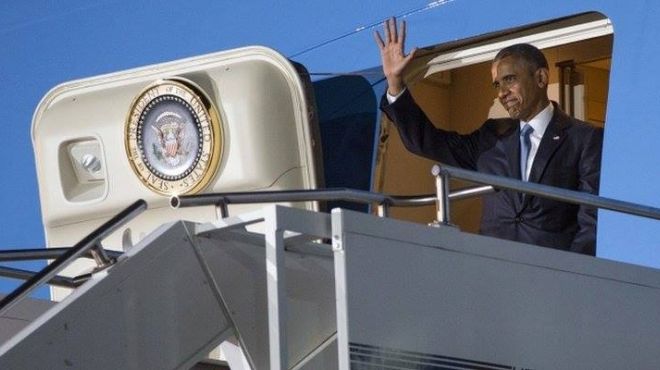 أوباما يصل أديس أبابا في أول زيارة لرئيس أمريكي للعاصمة الإثيوبية 