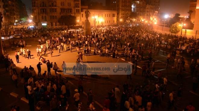  عودة المتظاهرين من شارع رمسيس إلى عبدالمنعم رياض و