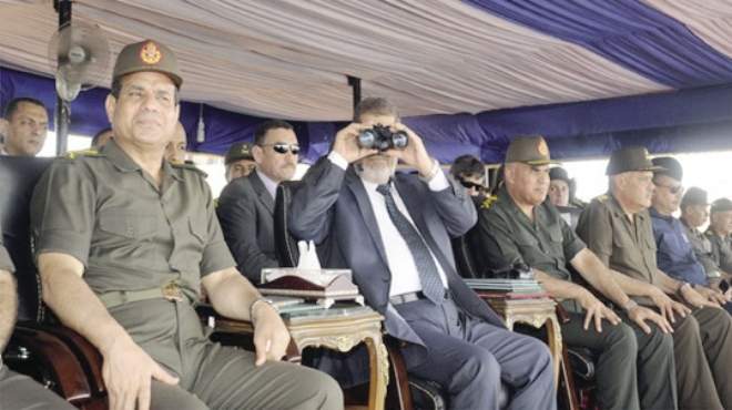 للمرة الثالثة .. مرسي يشهد بياناً عملياً بالجيش الثانى الميدانى بسيناء غداً
