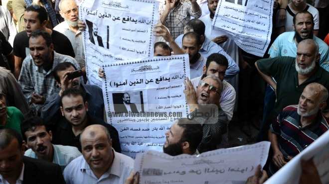 أنصار عبد الله بدر ينظمون وقفة أمام محكمة شمال القاهرة