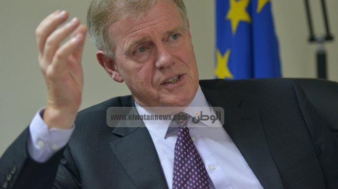 سفير الاتحاد الأوروبى: بيان البرلمان إيجابى ولا يحمل هجوماً على مصر