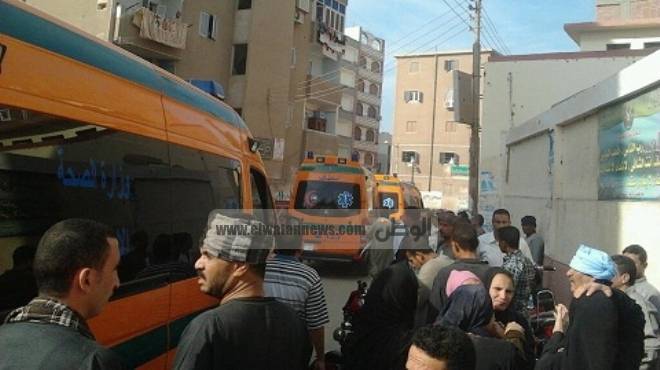 إصابة ضابطين و3 مجندين في تصادم 3 سيارات من موكب تأمين وزيرة الصحة بسوهاج