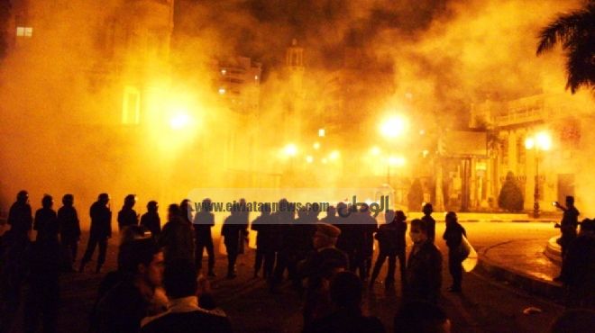 اشتباكات بين قوات الأمن والمتظاهرين بدمنهور