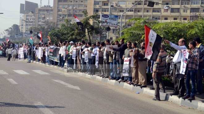 وصول مسيرة مسجد رابعة إلى شارع الخليفة المأمون.. والأعداد تقدر بالآلاف
