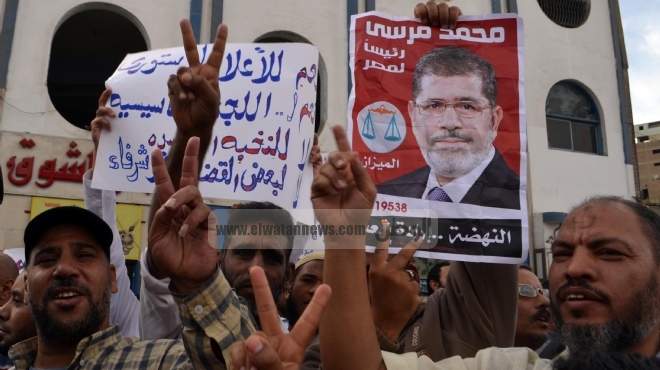  في ذكرى الثورة.. أنصار مرسي ينظمون مظاهرة 