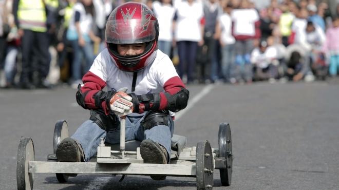 بالصور| سباق السيارات الخشبية بالإكوادور في ذكرى تأسيس مدينة 
