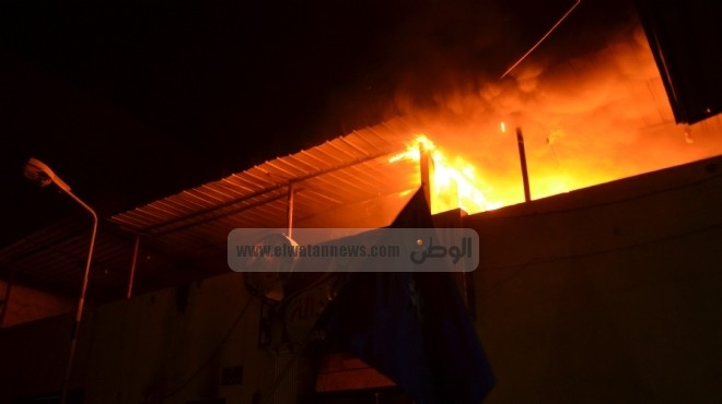 حريق في منزل بشارع الكوبري المعدني بدمياط
