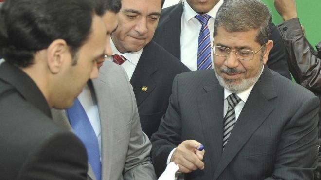مرسي يلقي اليمين الدستورية للمرة الرابعة في كلمته للمصريين 