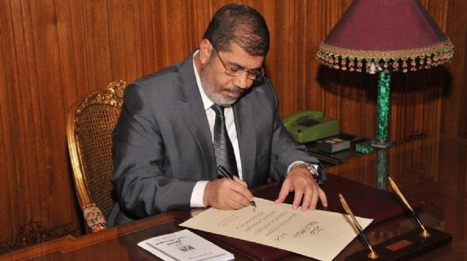 مرسي: لن تقوم حكومة 
