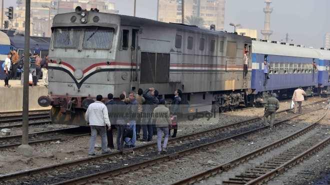  تعطل حركة سير القطارات لأكثر من ساعة في سوهاج بسبب 