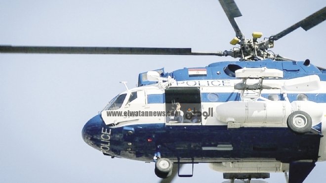  طائرات هليكوبتر تحلق فوق نوادي القوات المسلحة ببورسعيد