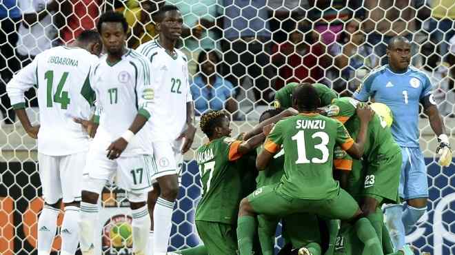  زامبيا تتعادل مع نيجيريا في الدقائق الأخيرة بأمم إفريقيا 