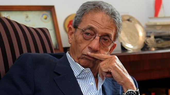  عمرو موسى يستقبل الممثل الإقليمي للمفوضية السامية لشؤون اللاجئين في مصر