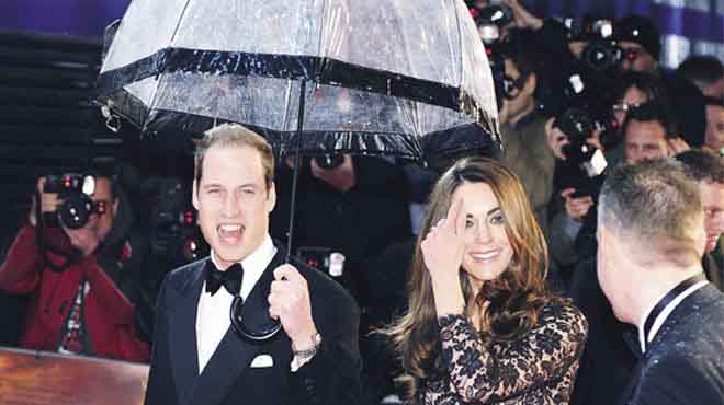صور لزوجة الأمير وليام عارية الصدر تثير سخط القصر الملكي البريطاني