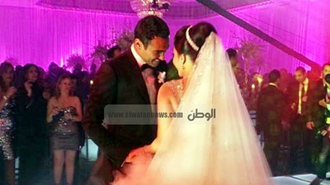  بالصور| زفاف أحمد المحمدي على مصممة الأزياء هبة العوضي