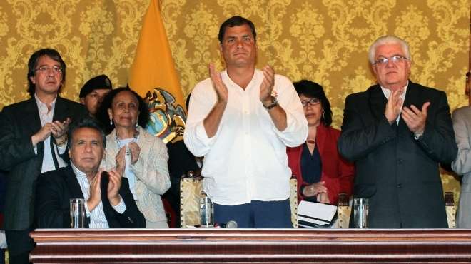  رئيس الإكوادور يشيد بدور موسكو في حل الأزمة السورية