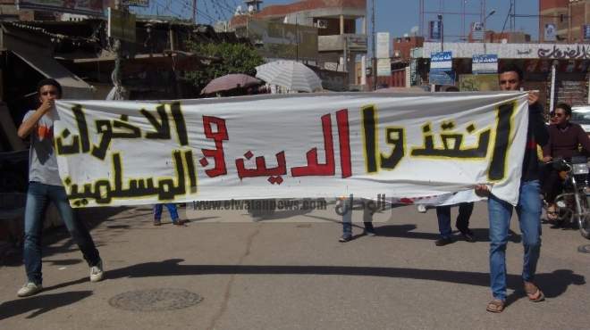  متظاهرو منيا القمح ينهون مظاهرات اليوم 