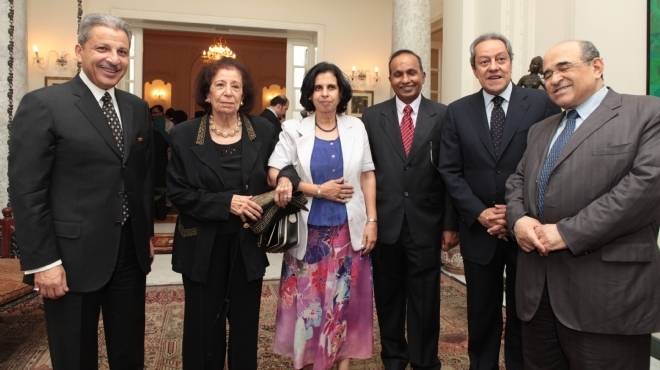 كبار الشخصيات في حفل وداع سفير الهند بالقاهرة