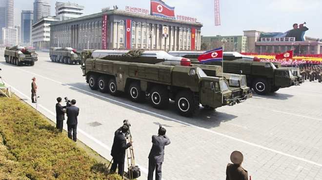 كوريا الشمالية تختبر إطلاق صاروخ عابر للقارات