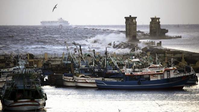  إغلاق ميناء الصيد واستمرار حركة الملاحة بموانىء بورسعيد 
