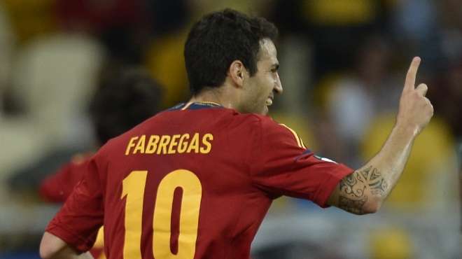 فابريجاس يغيب عن مباراة إسبانيا الودية أمام الإكوادور للإصابة