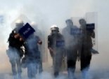  بالصور| قوات فض الشغب التركية تستخدم الغاز لتفريق المتظاهرين 
