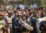 الآلاف من أهالى «شبرابابل» يشيعيون جثمان شهيد اشتباكات سمنود فى جنازة عسكرية