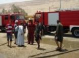  حريق يلتهم 9 منازل و3 أحواش بقرية الخزندارية في طهطا