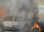  إصابة 2 بحروق بالغة في إحتراق سيارة ملاكي بسوهاج