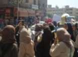  بالصور| احتجاج طالبات 4 مدارس ثانوية بالمحلة بسبب إعادة امتحان الفيزياء بدعوى تسريبه 
