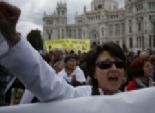  بالصور| مسيرات العاملين بالرعاية الصحية احتجاجا على إجراءات التقشف في مدريد 