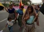  بالصور| نساء جواتيمالا يتظاهرن ضد تخفيف الحكم على الرئيس السابق إيفرين ريوس
