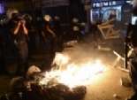 بالصور| الشرطة التركية تفرق تظاهرة بالقنابل المسيلة للدموع في وسط انقرة
