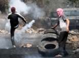 إصابة عشرات الفلسطينين في مواجهات مع قوات الاحتلال شرق رام الله