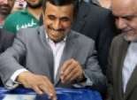بالصور | أحمدي نجاد يدلي بصوته في الانتخابات الرئاسية الإيرانية
