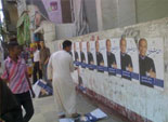 حملة لتمزيق لافتات احمد شفيق باسيوط