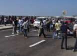  متظاهرون يقطعون طريق دسوق شرق بسيون للمطالبة برحيل النظام