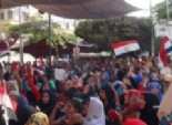 الفرحة تسود اعتصام ديوان محافظة المنوفية بعد أنباء تحديد إقامة مرسي