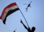  الطائرات الهليكوبتر تعاود التحليق فوق ميدان التحرير 