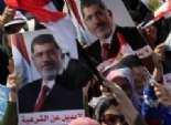  الآلاف يتظاهرون أمام استاد جامعة المنصورة لدعم مرسي 