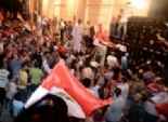  تزايد أعداد المتظاهرين في ميدان السواقي بالفيوم 