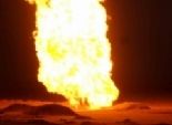 مصادر أمنية: خط الغاز المنفجر متجه إلى الأردن جنوب الشيخ زويد