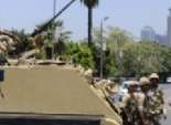  قوات الجيش تغلق كوبري قصر النيل في الاتجاهين بالمدرعات 