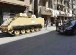 عاجل| مدرعات الجيش والشرطة تتجه نحو ميدان رابعة العدوية من شارع يوسف عباس
