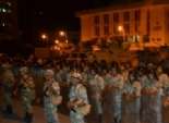مجهولون يرشقون قوات الجيش والشرطة بالحجارة في محيط مجمع محاكم السويس