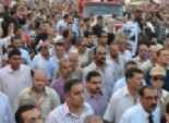جنازة حاشدة لشهيد الشرطة برفح تتحول لمظاهرة ضد 